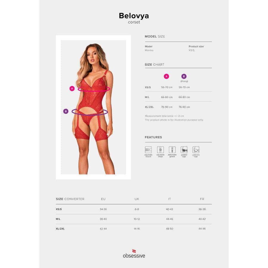 obsessive corsetto belovya xs s