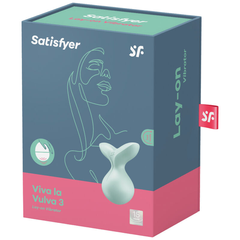 SATISFYER - VIBRATORE VIVA LA VULVA 3 LAY-ON VIOLA