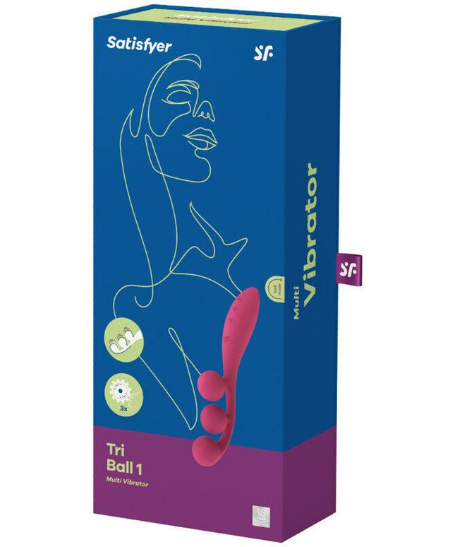 satisfyer multi vibratore tri ball 1 rosso