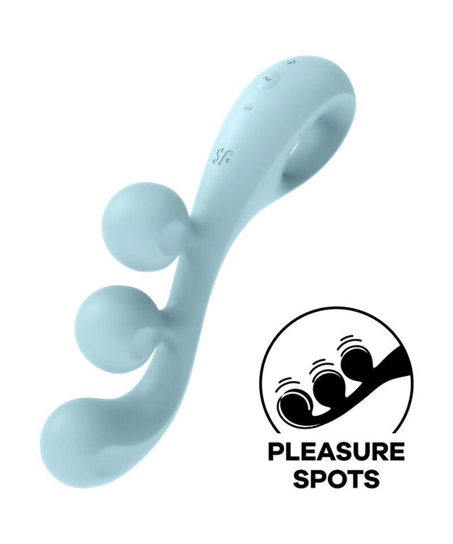 satisfyer multi vibratore tri ball 2 blu