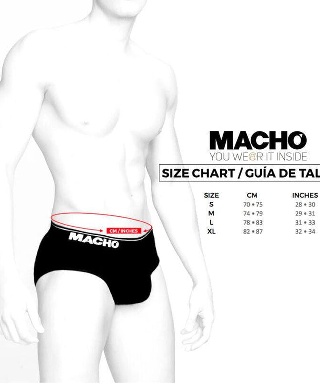 macho mx24nb slip nero xl