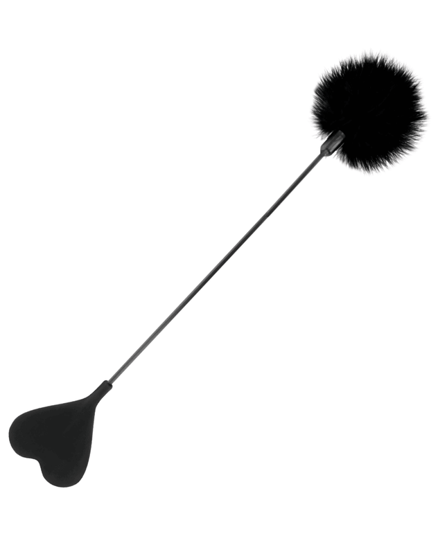 darkness frusta di piume black love 40 cm