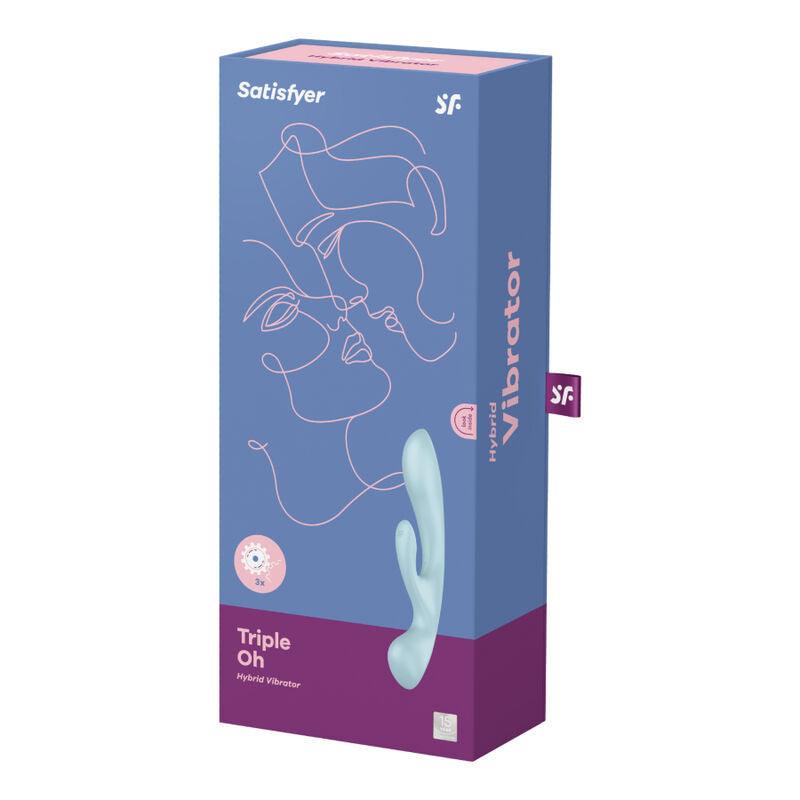 satisfyer triple oh vibrazione ibrida rosa