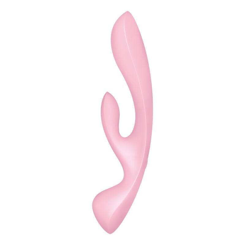 satisfyer triple oh vibrazione ibrida rosa