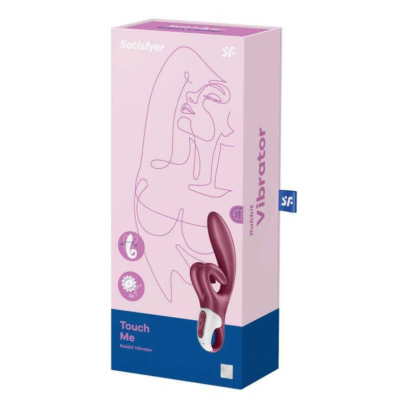 satisfyer vibrazione touch me rabbit rosso