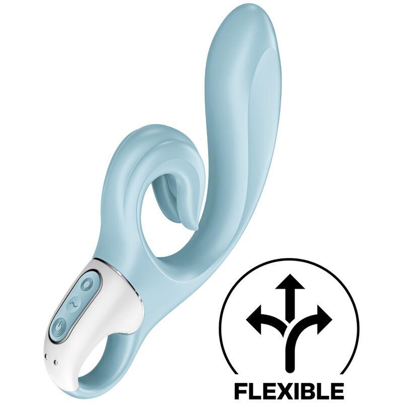 satisfyer love me rabbit vibrazione blu