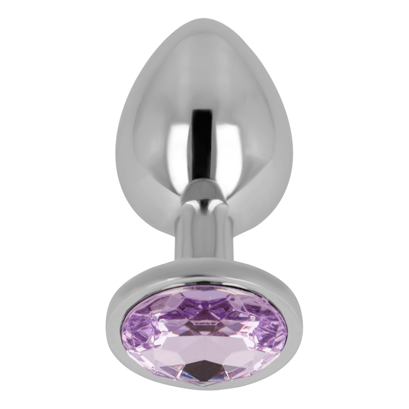 ohmama plug anale con cristallo viola 7 cm