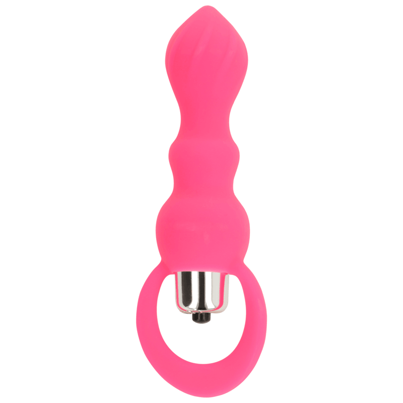 ohmama stimolatore anale con vibrazione 9 cm rosa