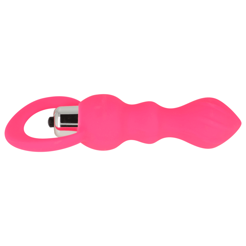 ohmama stimolatore anale con vibrazione 9 cm rosa