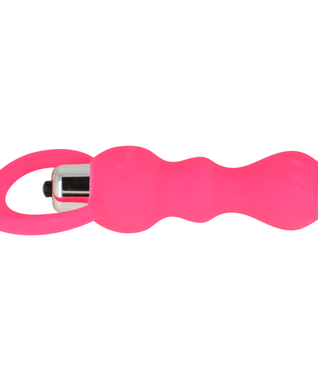 OHMAMA - STIMOLATORE ANALE CON VIBRAZIONE 9 CM ROSA