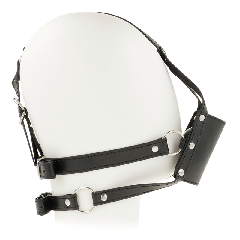 IMBRACATURA PER LA TESTA OHMAMA CON BALL GAG COPERTURA MUSERA