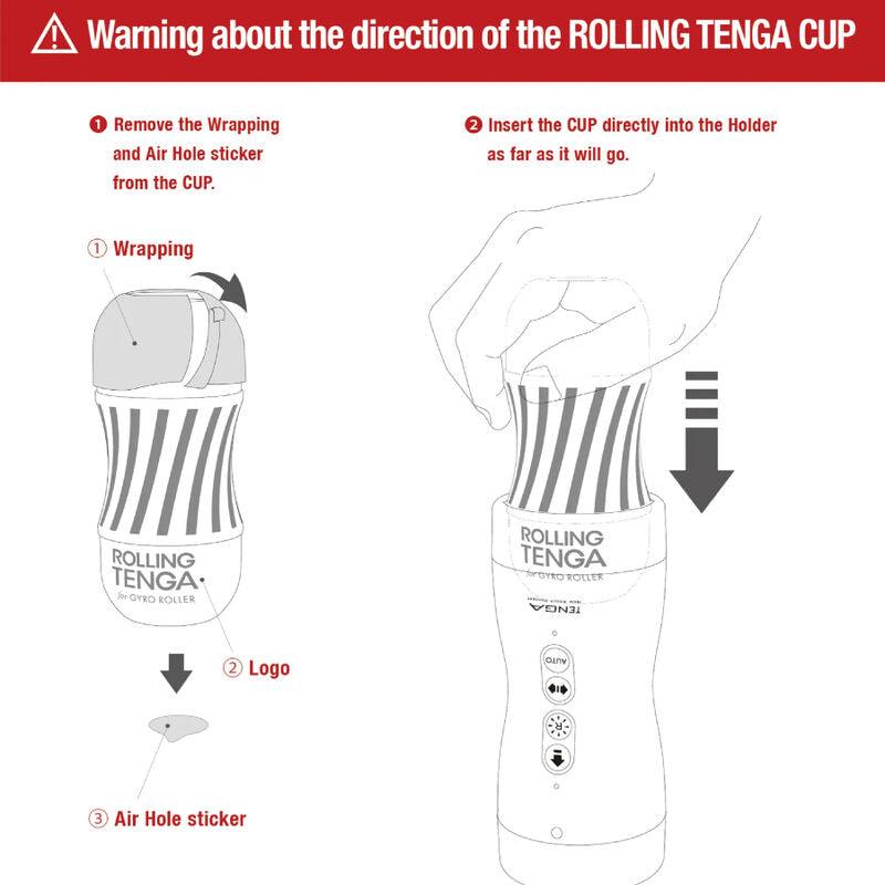 tenga aspirazione e rotazione rullo giroscopio sottovuoto