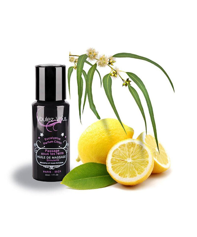 voulez vous olio da massaggio stimolante eucalipto e limone 30 ml