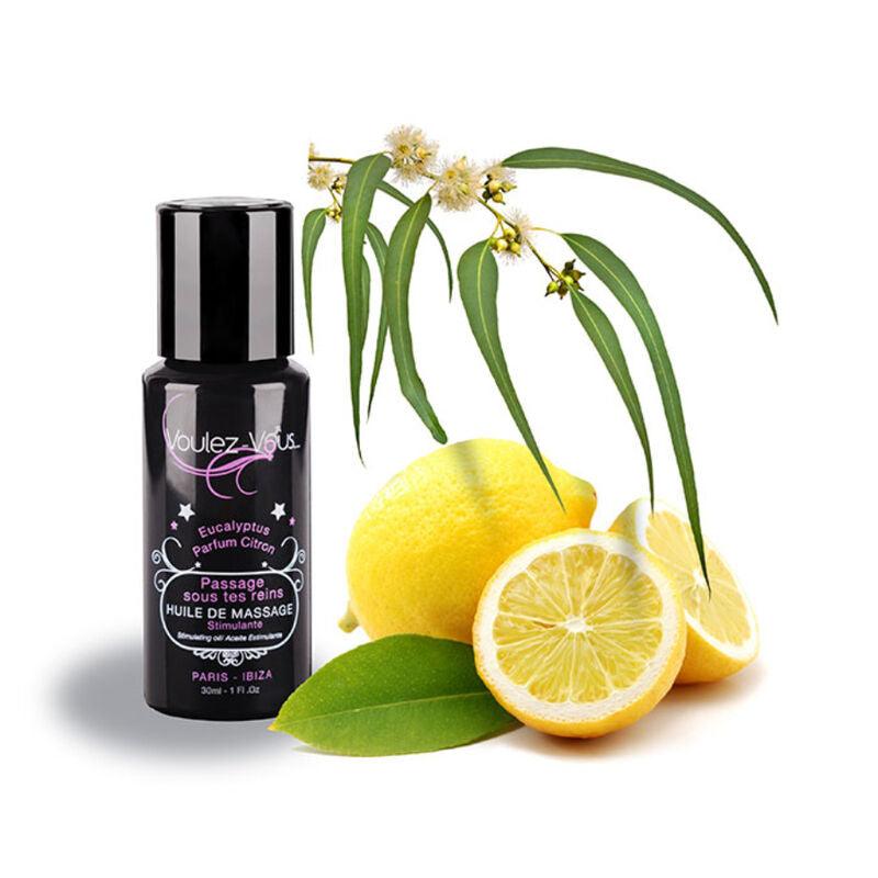 voulez vous olio da massaggio stimolante eucalipto e limone 30 ml