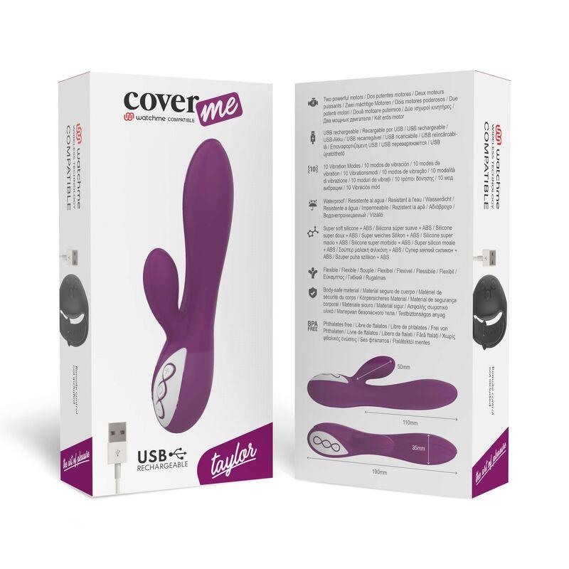 coverme vibratore taylor compatibile con la tecnologia wireless watchme