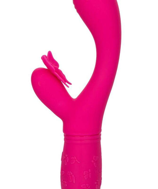 california exotics butterfly kiss flutter rosa