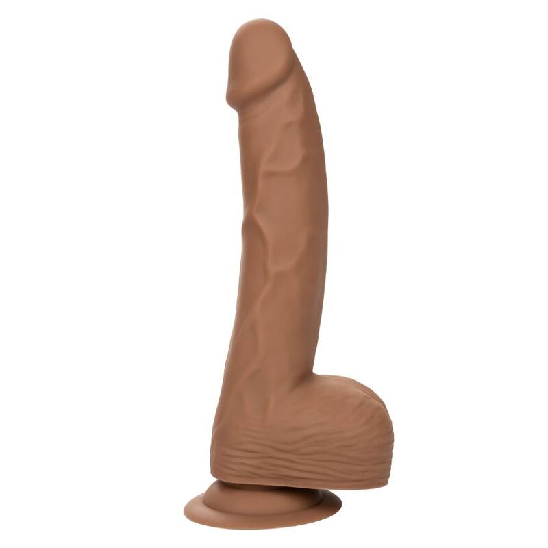 CALIFORNIA EXOTICS - BORCHIE IN SILICONE 20.32 CM MARRONE