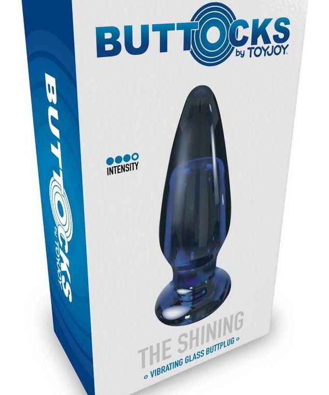 toyjoy the shining buttplug in vetro vibrante
