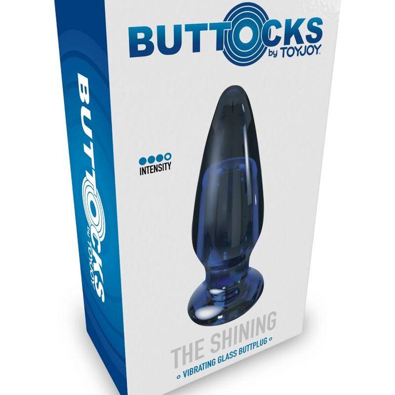 toyjoy the shining buttplug in vetro vibrante