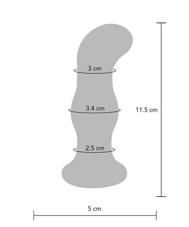 toyjoy the gleaming buttplug in vetro vibrante