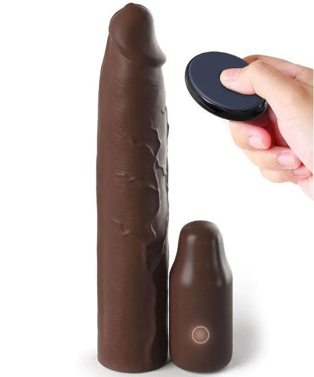 fantasy x tensions pipedreams manicotto 22 86 cm 7 62 cm spina telecomando marrone