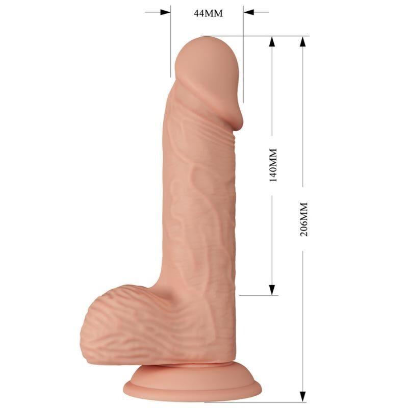 baile bellissimo incontro catoblepas dildo realistico flessibile 20 6 cm naturale