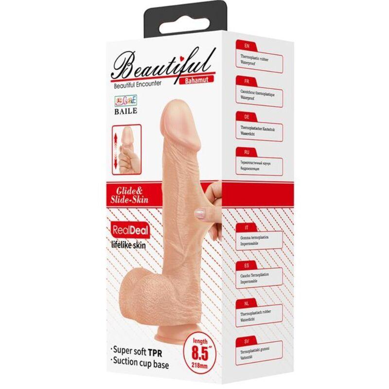 baile bellissimo incontro dildo realistico flessibile bahamut 21 8 cm naturale