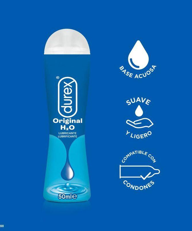 DUREX - DUREX PLAY LUBRIFICANTE NATURALE H2O 50 ML - Only Vibes