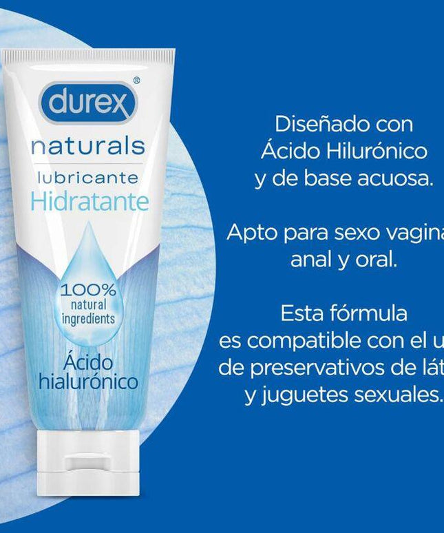 durex lubrificante idratante naturals 100 ml