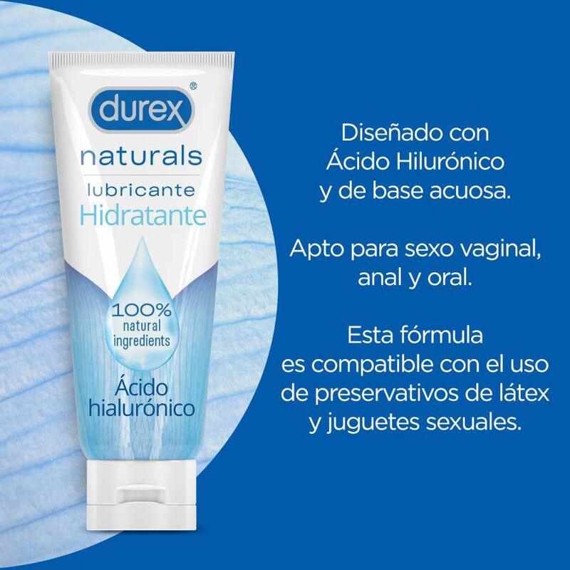 durex lubrificante idratante naturals 100 ml