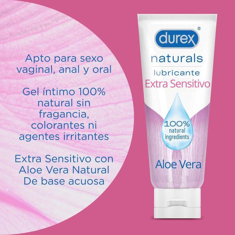 durex lubrificante naturals extra sensibile 100 ml