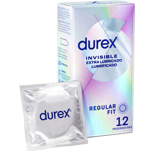 DUREX - INVISIBILE EXTRA LUBRIFICATO 12 UNITÀ - Only Vibes