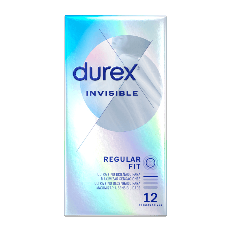 DUREX - INVISIBILE EXTRA SOTTILE 12 UNITÀ - Only Vibes