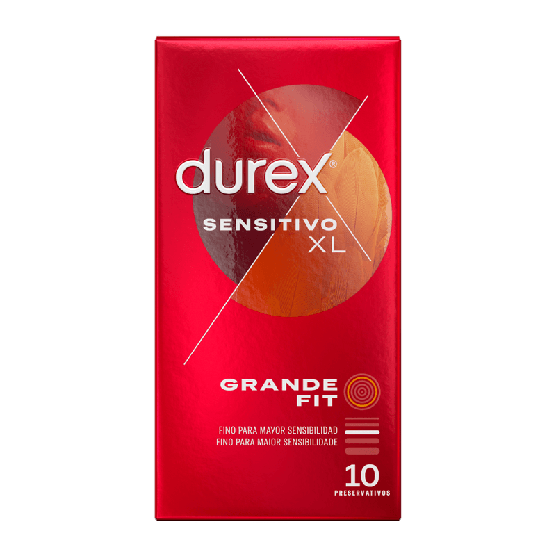 durex preservativi sensitive xl 10 unita