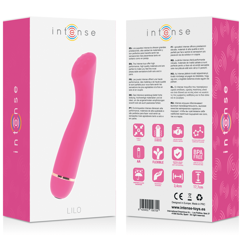 INTENSE - LILO 20 VELOCIT SILICONE ROSA - Only Vibes