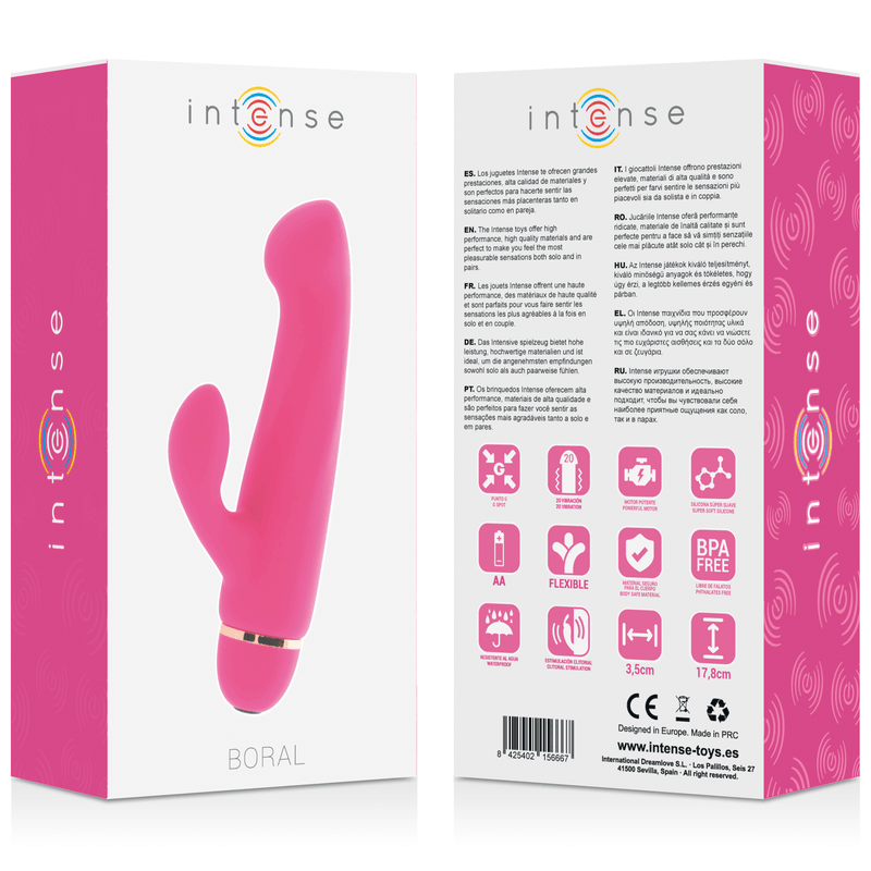 INTENSE - BORAL 20 VELOCIT SILICONE ROSA - Only Vibes