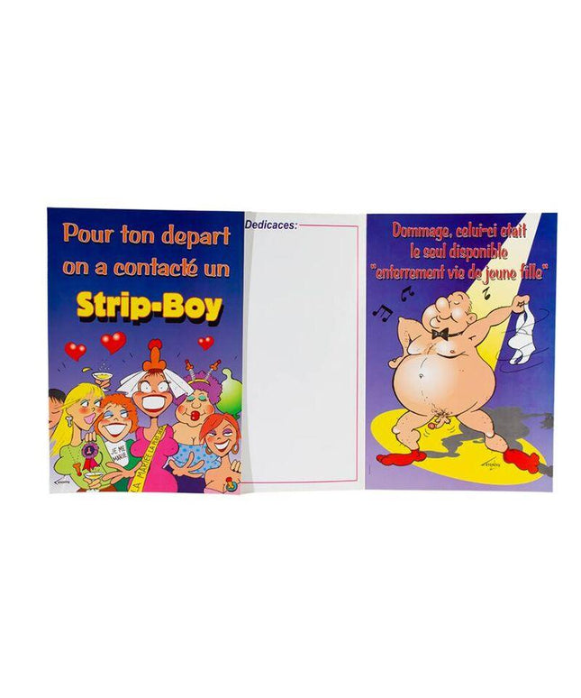 femarvi strip boy addio card fr