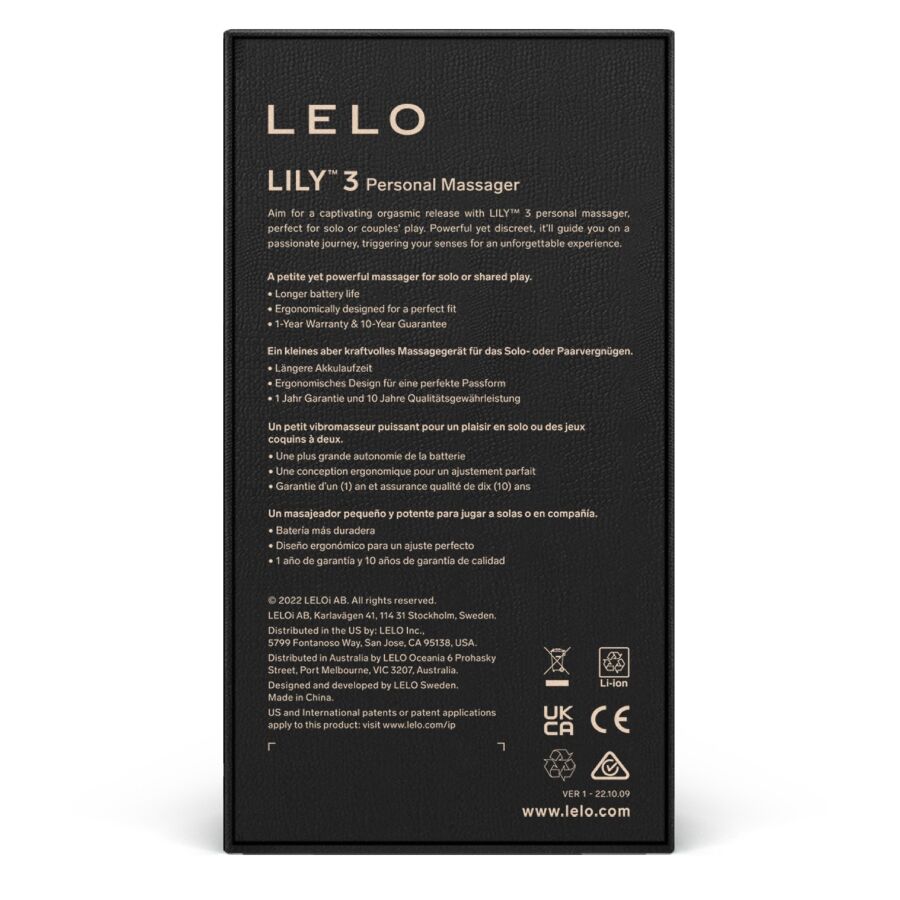 LELO - MASSAGGIATORE PERSONALE LILY 3 - VERDE POLARE