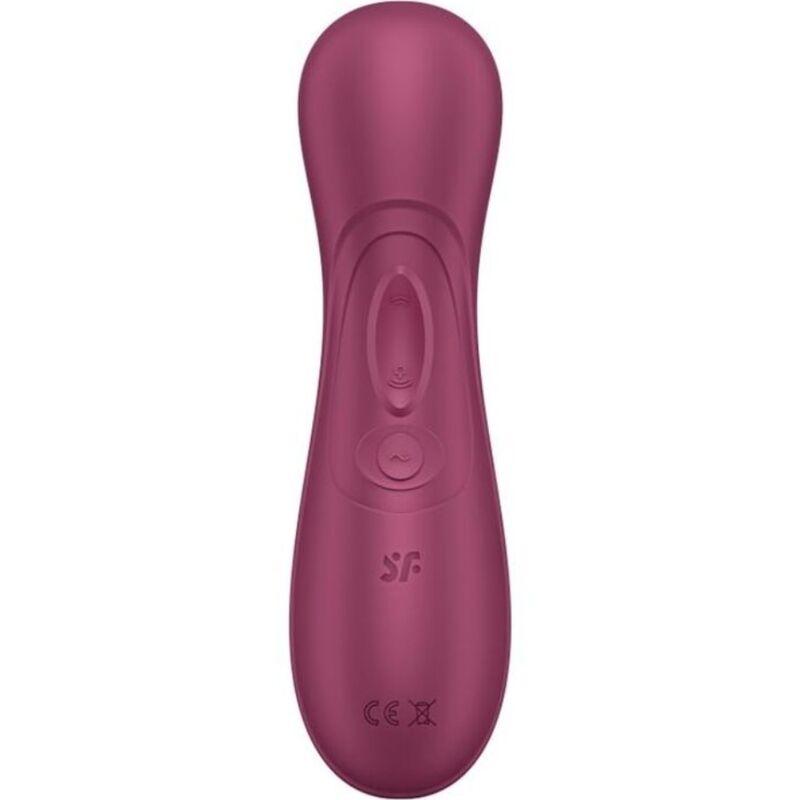 satisfyer tecnologia pro 2 generazione 3 aria liquida rosso vino