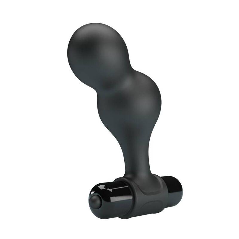 mr play plug anale vibratore in silicone nero