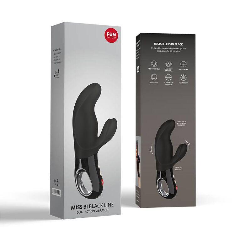 fun factory vibratore miss bi rabbit linea nera