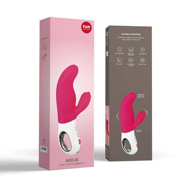 fun factory miss bi dual vibratore rosa bianco