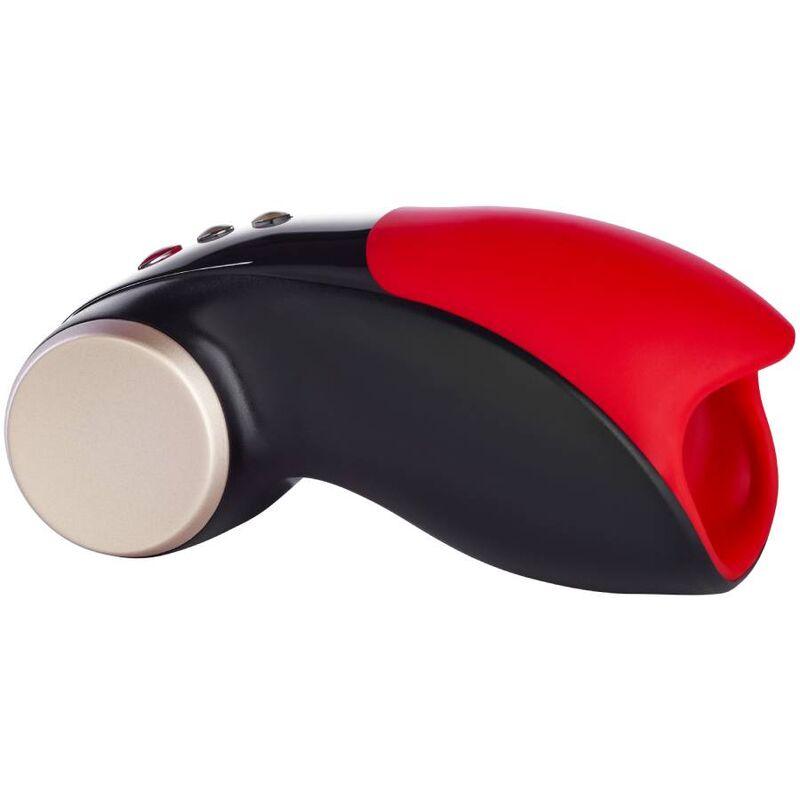 fun factory testina dello stimolatore del pene cobra libre ii nero rosso