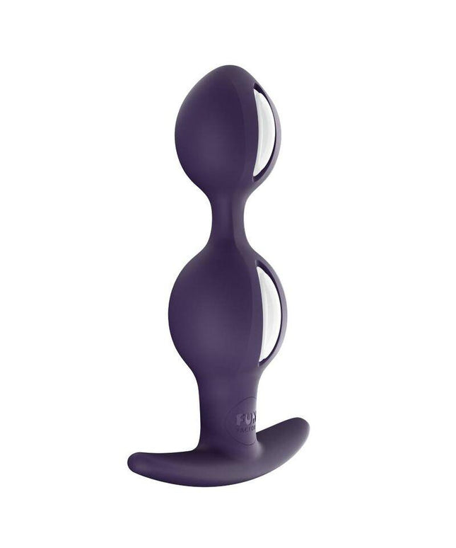 fun factory b balls duo bianco viola scuro