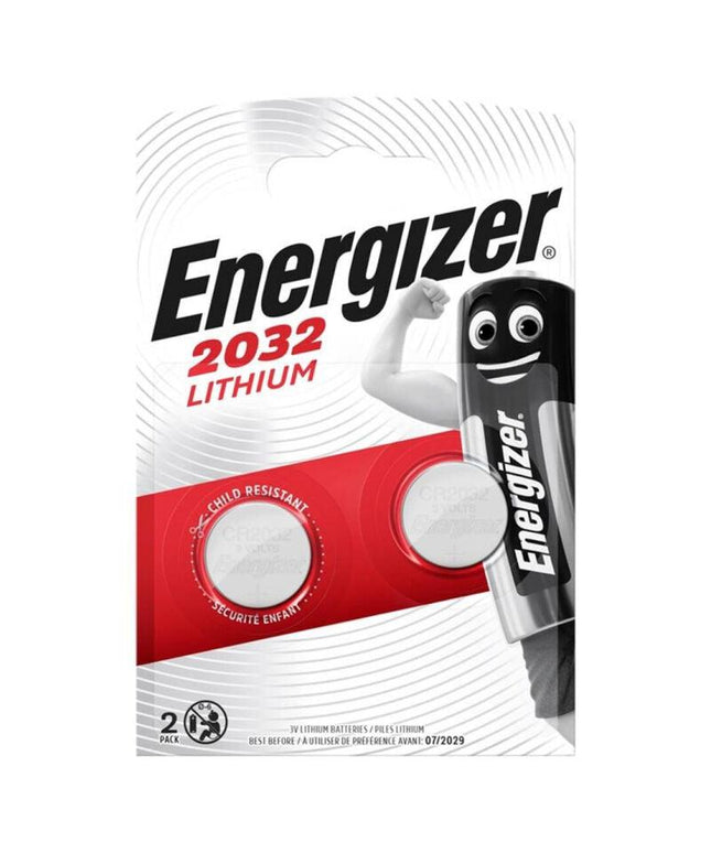 energizer batteria litio a tasto cr2032 3v 2 unit