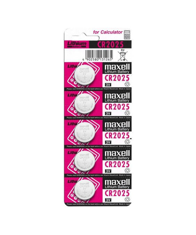 maxell batteria litio cr2025 3v 5uds