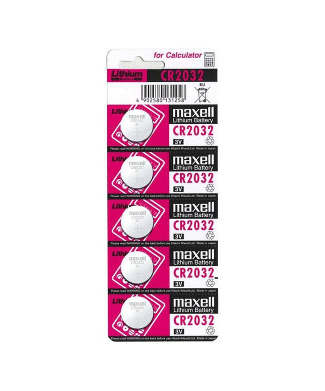 maxell batteria litio cr2032 3v 5uds