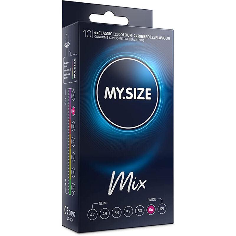 my size mix preservativi 64 mm 10 unit