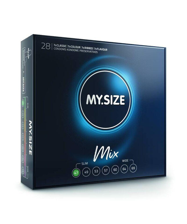 my size mix preservativi 47 mm 28 unit