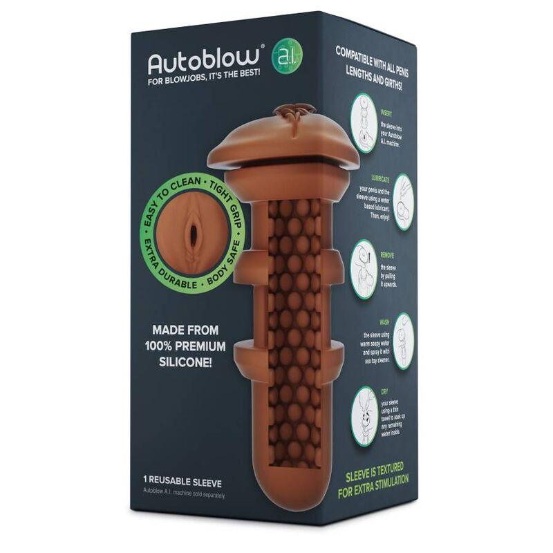 autoblow ai vagina sleeve marrone